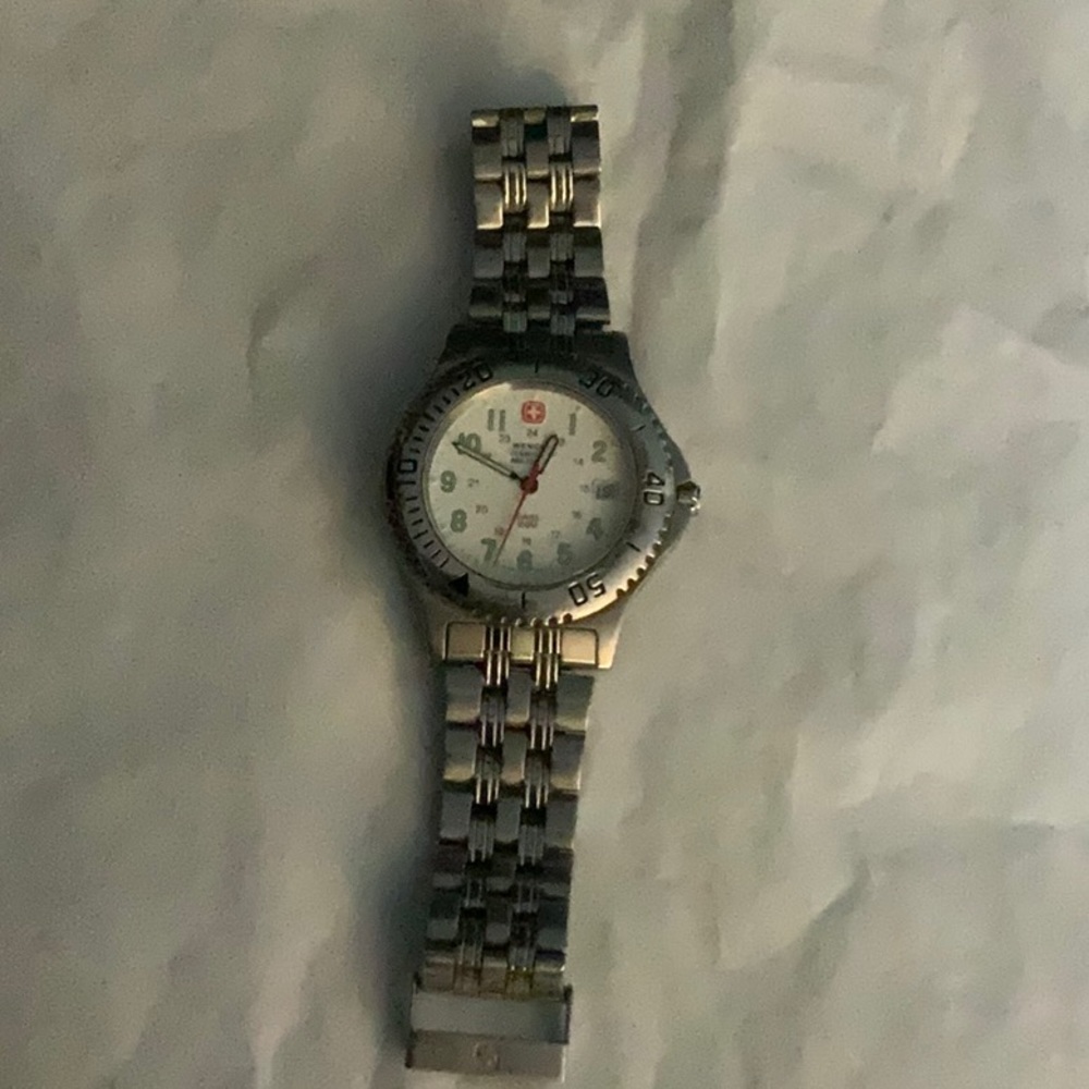 Vintage Swiss Military Watch 100M 79921.**